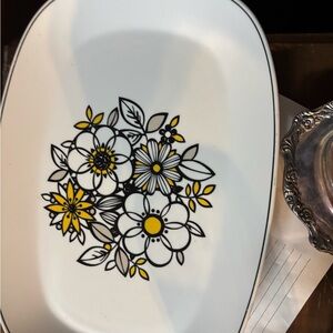 Noritake White and Yellow Floral Platter Tressa
